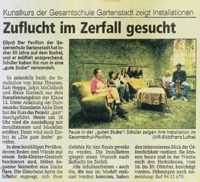 Projekt G - Gesamtschule Gartenstadt Dortmund